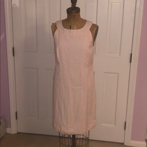 NEVER WORN Cynthia Rowley Pink Seersucker Dress